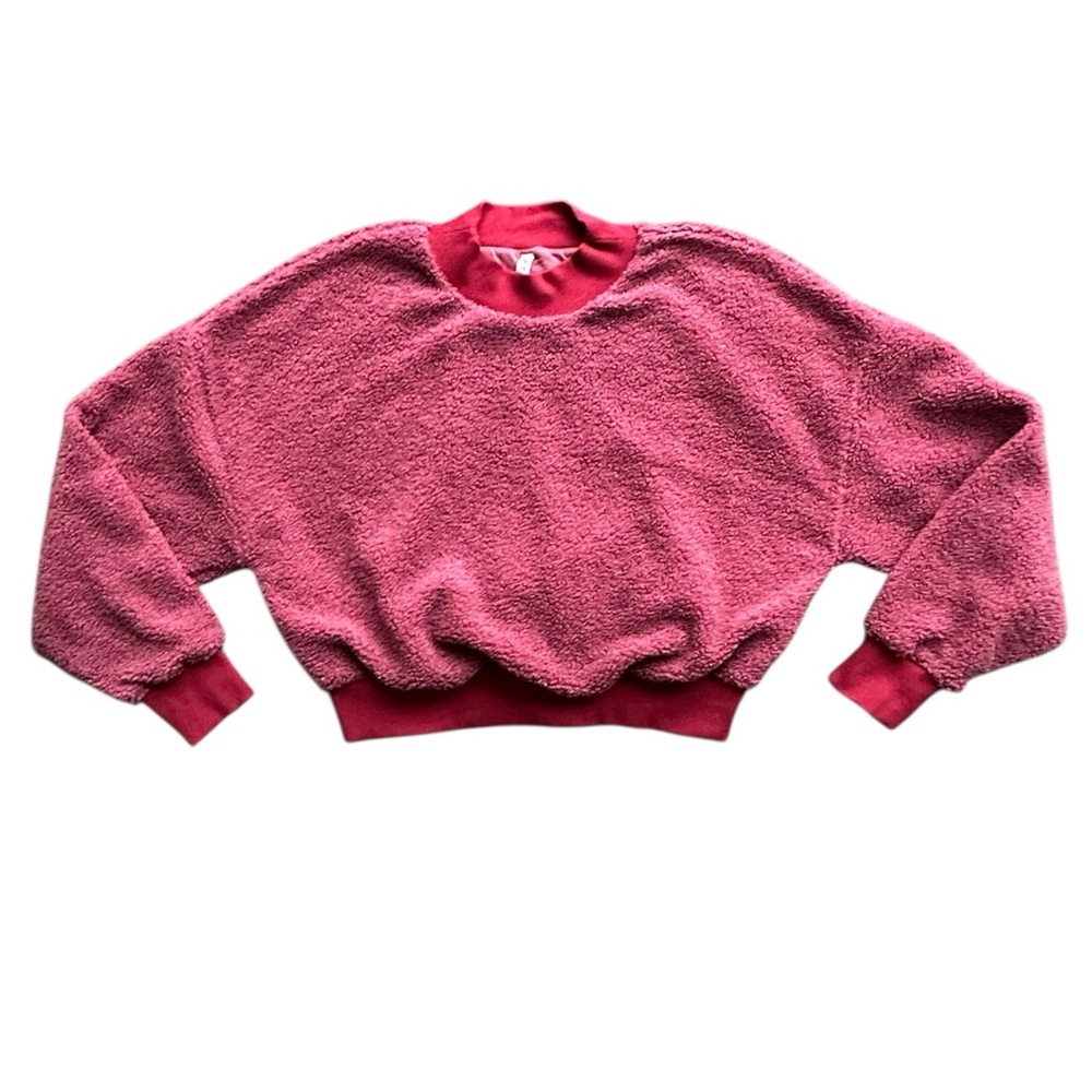 FABLETICS Polar Fleece Sherpa Cropped Sweater M